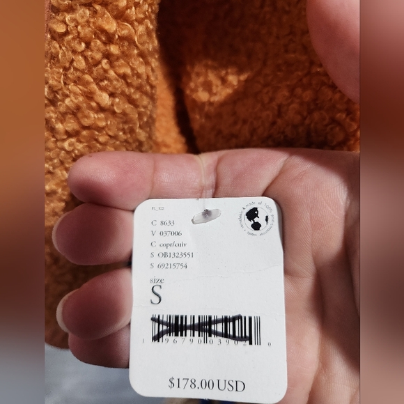 NWT FP Movement Fuzzy She Was Fleece Pullover Size Small Oversized - Picture 4 of 4